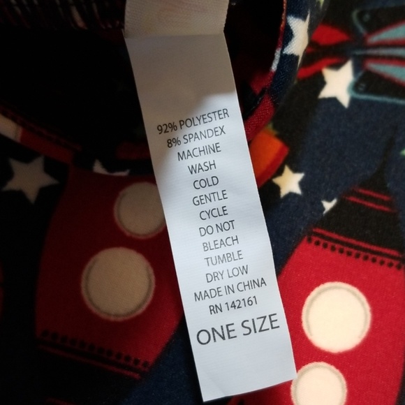 Lularoe OS leggings Rockets - Picture 4 of 6